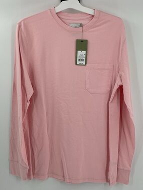 Goodfellow & Co. Men's Light Pink Heavyweight Pocket T-Shirt.     Medium
